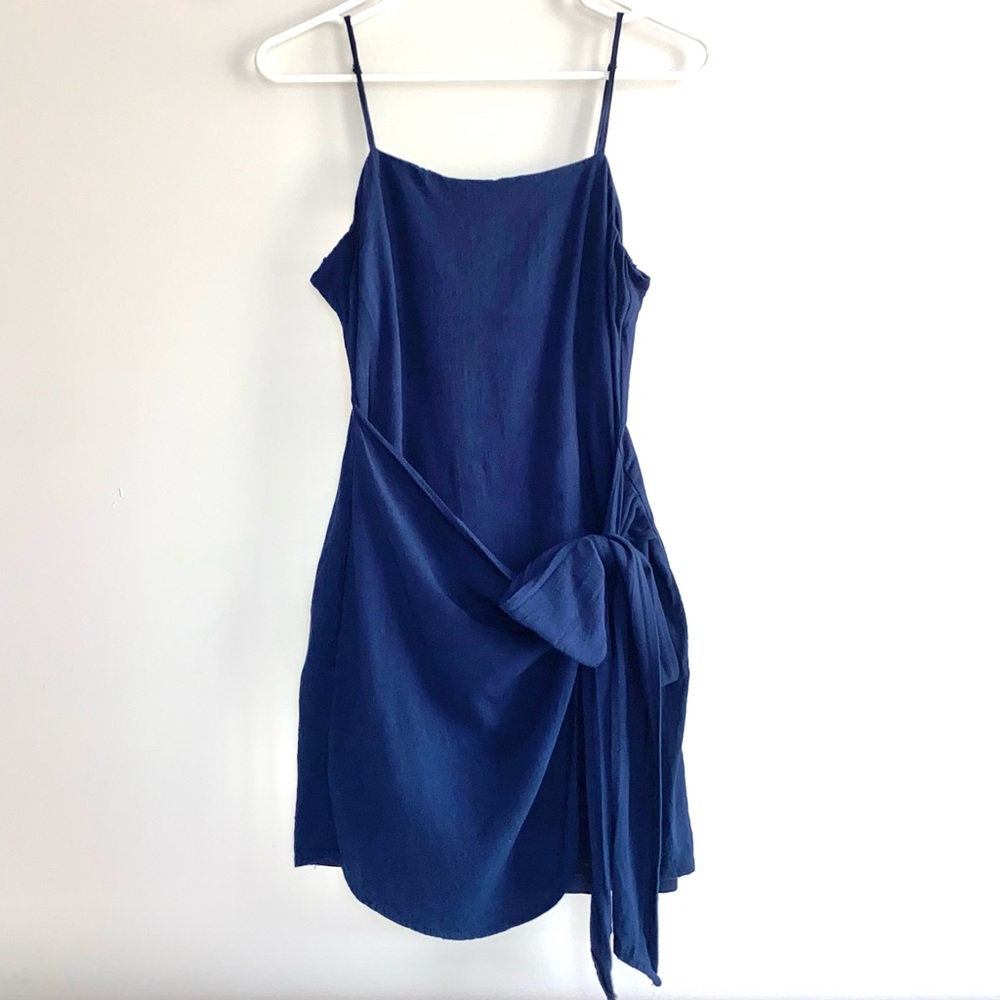 25 South Boutique Tie Wrap Mini Dress